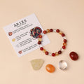 Taurus Zodiac Crystal Bracelet & Stone Set